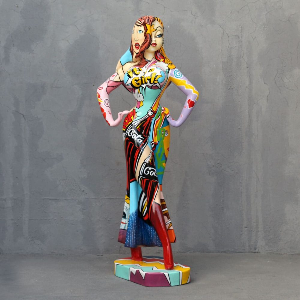 פסל של גאסיקה ראביט בפופ ארט