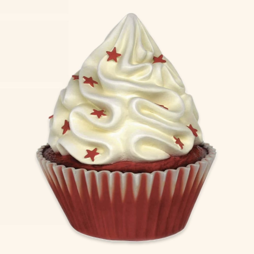 פסל של קאפקייקס לבן