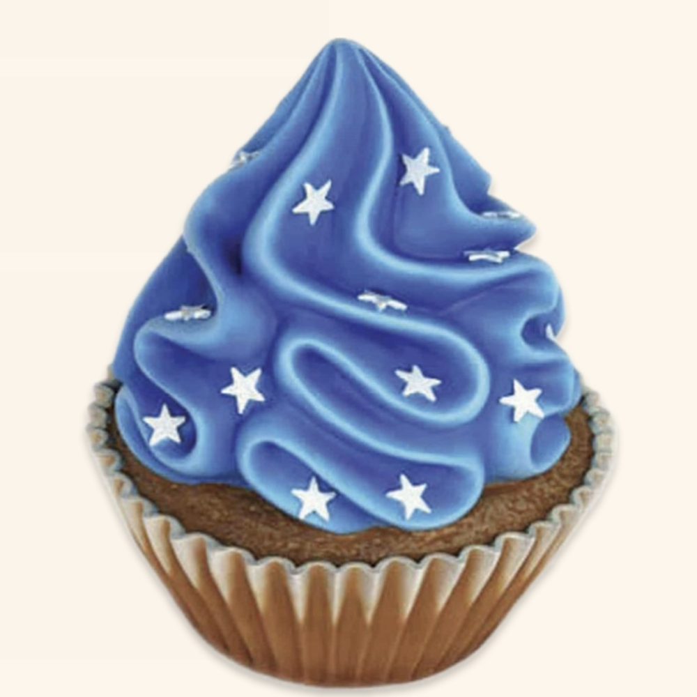 פסל קאפקייקס כחול