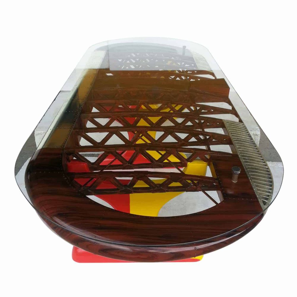 שולחן כנף אובלי