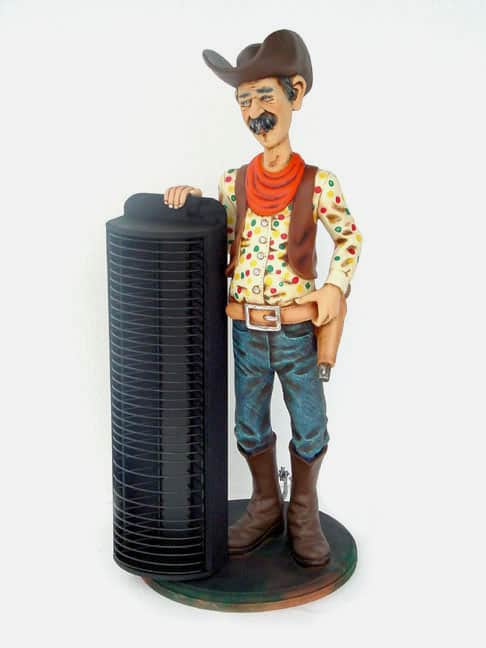 קאובוי מלצר דיסקים