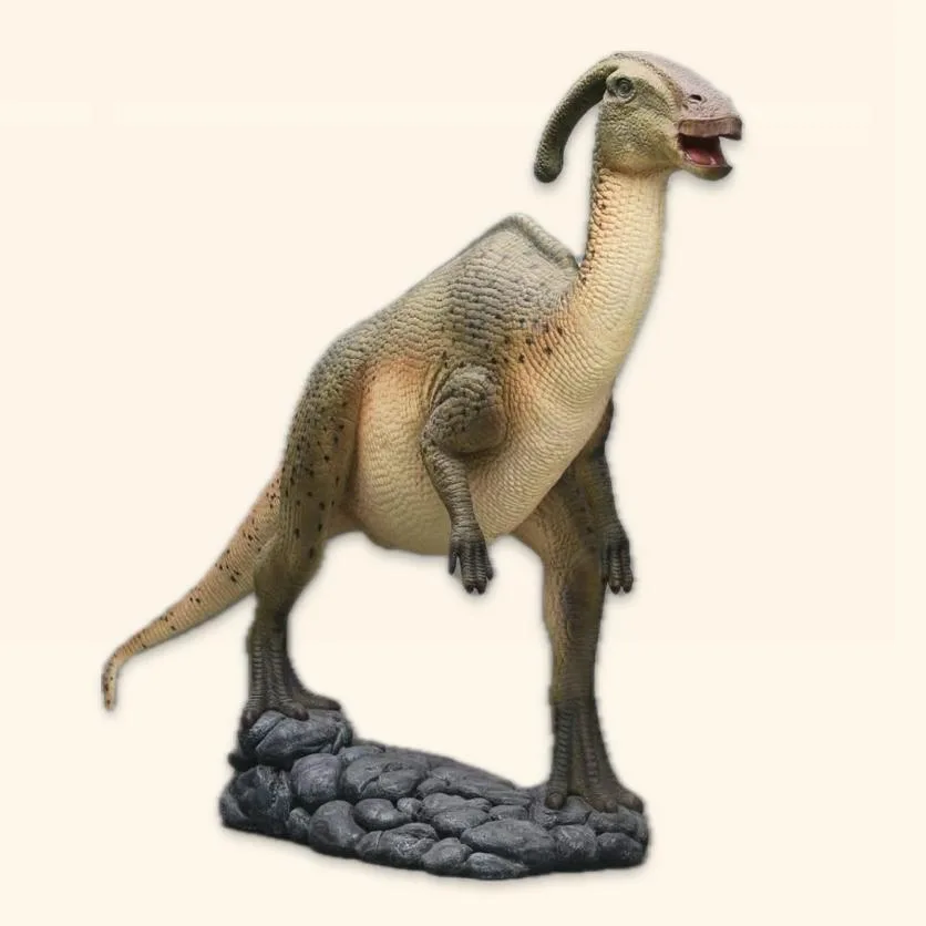 פסל של דינוזאור פרזאורולופוס