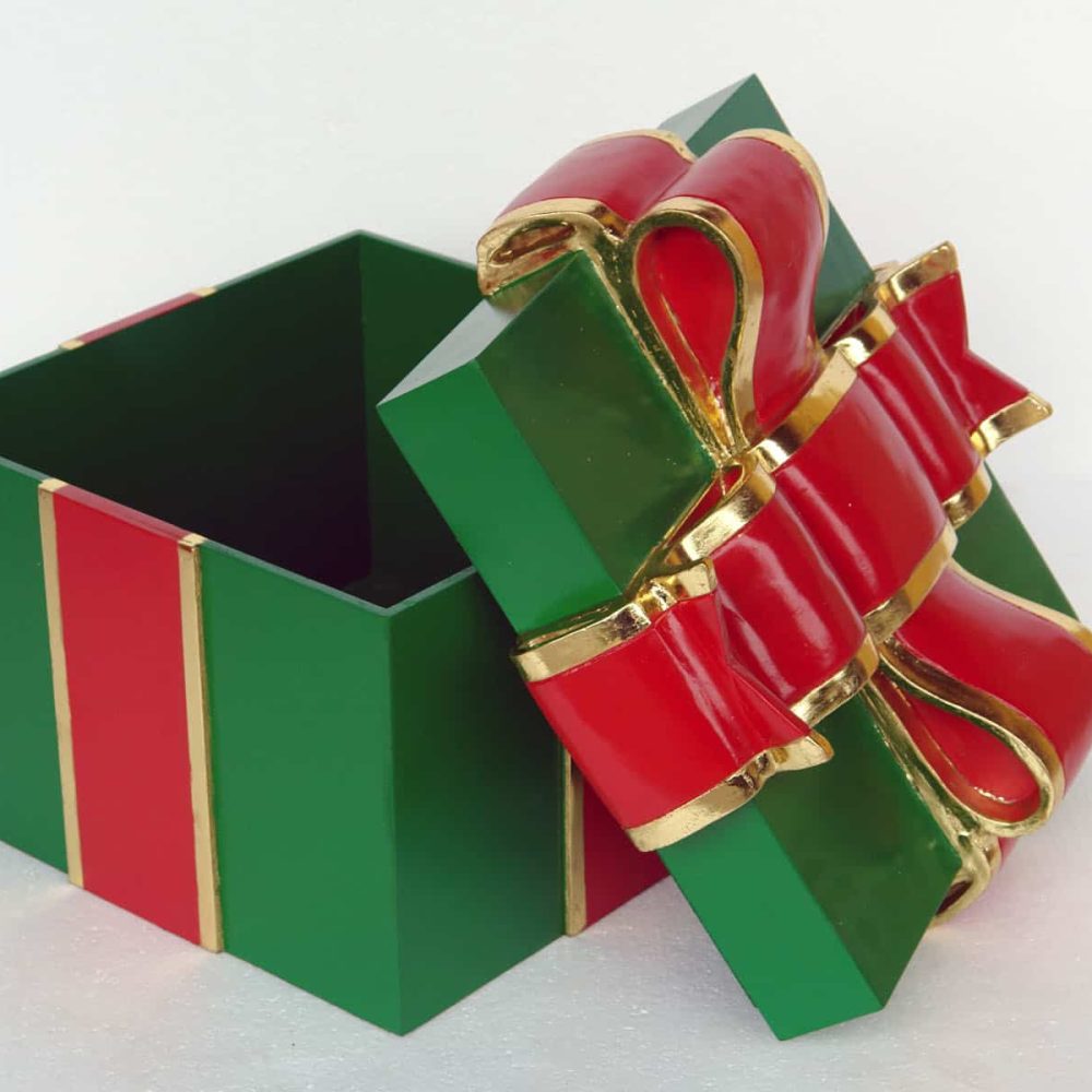 קופסת מתנה ירוקה